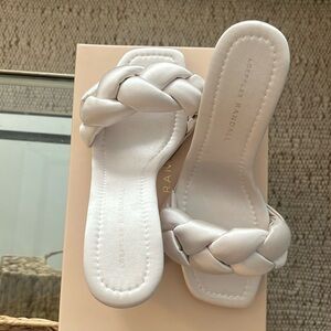 Loeffler Randall Freya Satin Cream heel